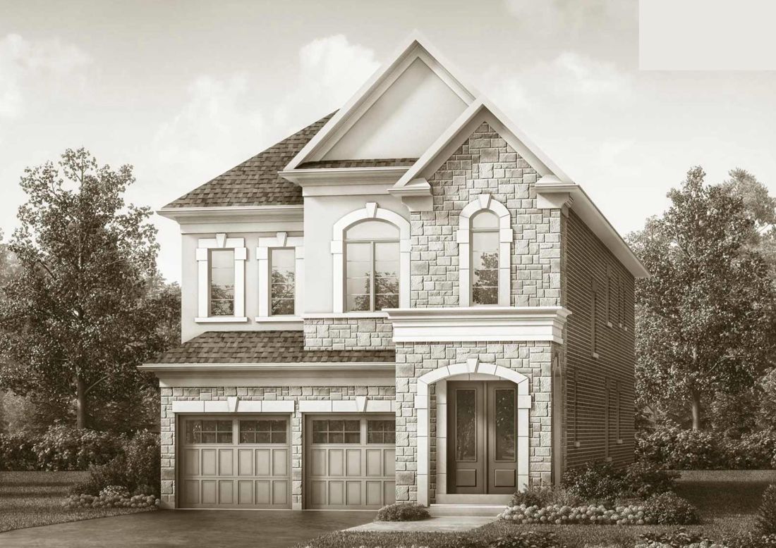 Farlow 5 — 36' single detached home elevation at Bayview Trail, Aurora Ontario