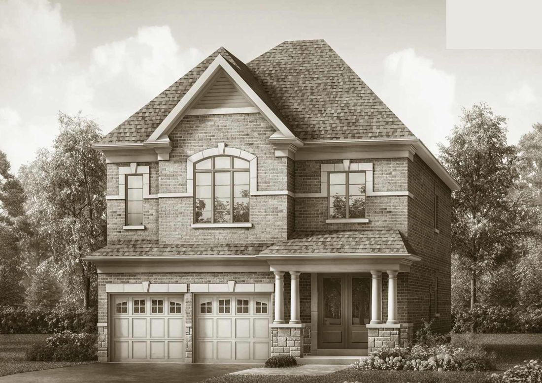 Martingale 1 — 40' single detached home elevation at Bayview Trail, Aurora Ontario