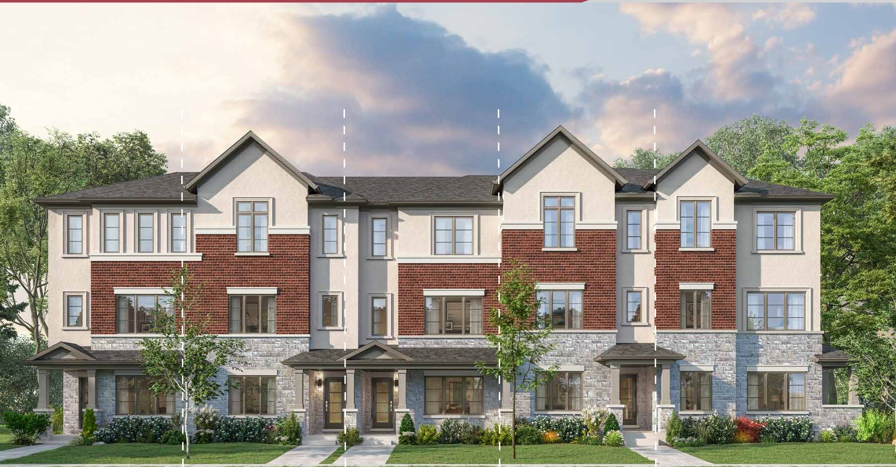 South Cornell freehold towns in Markham, Ontario